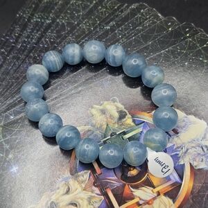 Blue Calcite 12mm Bracelet